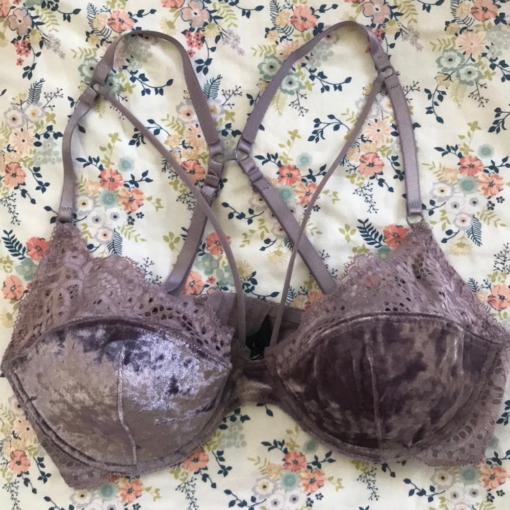 Purple Lingerie Bra